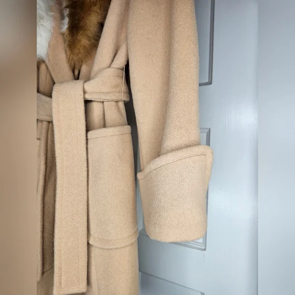 VTG 70s Country Pacer Coat with Fur Collar - Picture 5 of 15